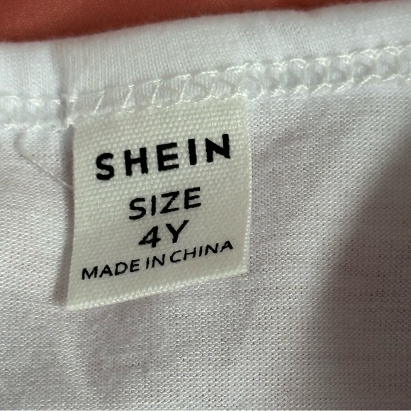 SHEIN Toddler Size 4Y Heart Polka Dot Dress Cap Sleeves Ruffles Belt Buttons - Picture 9 of 11